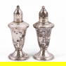 Pair of Duchi Creation Sterling Silver Weighted Salt and Pepper Shakers