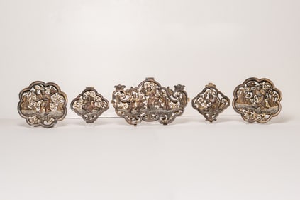 Antique Chinese Carved Wooden Panels