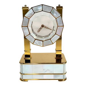 Rare Imhof Mother of Pearl Princesse Mystery Clock