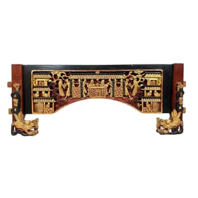 Antique Chinese Top of Doorway