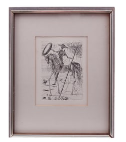 Salvador Dali, Don Quixote, Print on Paper