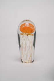 Richard Satava Art Glass Jellyfish Sculpture Circa 2007
