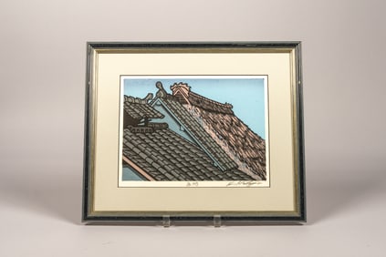 Katsuyuki Nishijima, Dawn, Ukiyo-e Woodblock