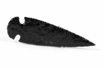 Black Corner Notched Knife by Edward Granillo