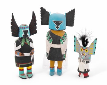 Collection of Three Vintage Hopi Kachinas