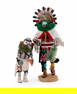 Two Vintage Handcarved Hopi Kachinas