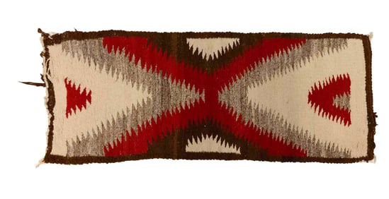 Small Native American Handwoven Rug