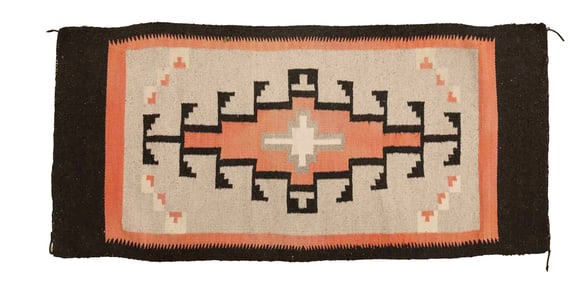 Vintage Handwoven Native American Rug