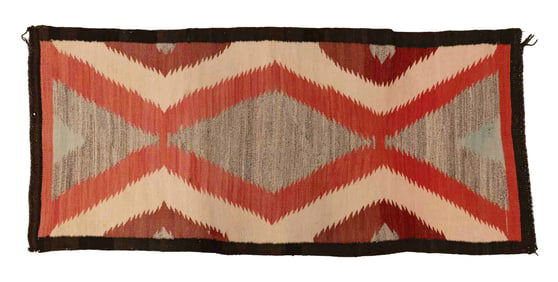 Handwoven Navajo Rug, Circa 1930s