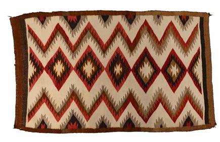 Vintage Handwoven Native American Rug