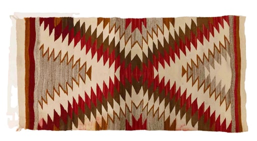 Vintage Handwoven Native American Rug