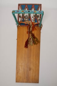 Vintage Native American, Hand Embellished, Cradle Board
