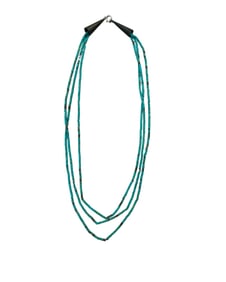 Southwestern Style Layered Beaded Necklace in Turquoise