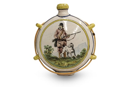 Two Quimper Decorative Items in Traditional Colors