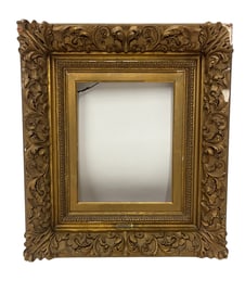 Gold Painted Ornate Baroque Picture Frame