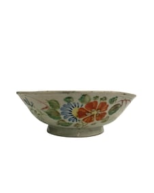 Pair of Antique Asian Ceramic Decorated Bowls