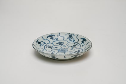 Antique Blue & White Chinese Tek Sing Shipwreck Cargo Small Porcelain Lotus Bowl