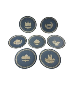Wedgwood Jasperware Christmas Collector Plates