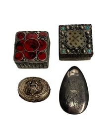Collection of Four Trinket Boxes