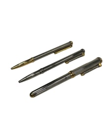 Collection of Three Vintage Philippe Charriol Pens