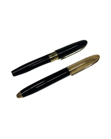 Pair of Designer Ballpoint Pens: Gucci and Louis Vuitton
