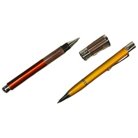 Pair of Collectible Lighter and Harley Davidson Ballpoint Pens