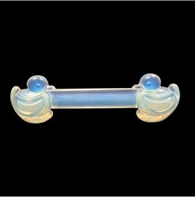 Sabino Glass Opalescent Ducklings, Snail and Poodle