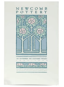 Newcomb Pottery Poster from 1984 by Judie Kirpich