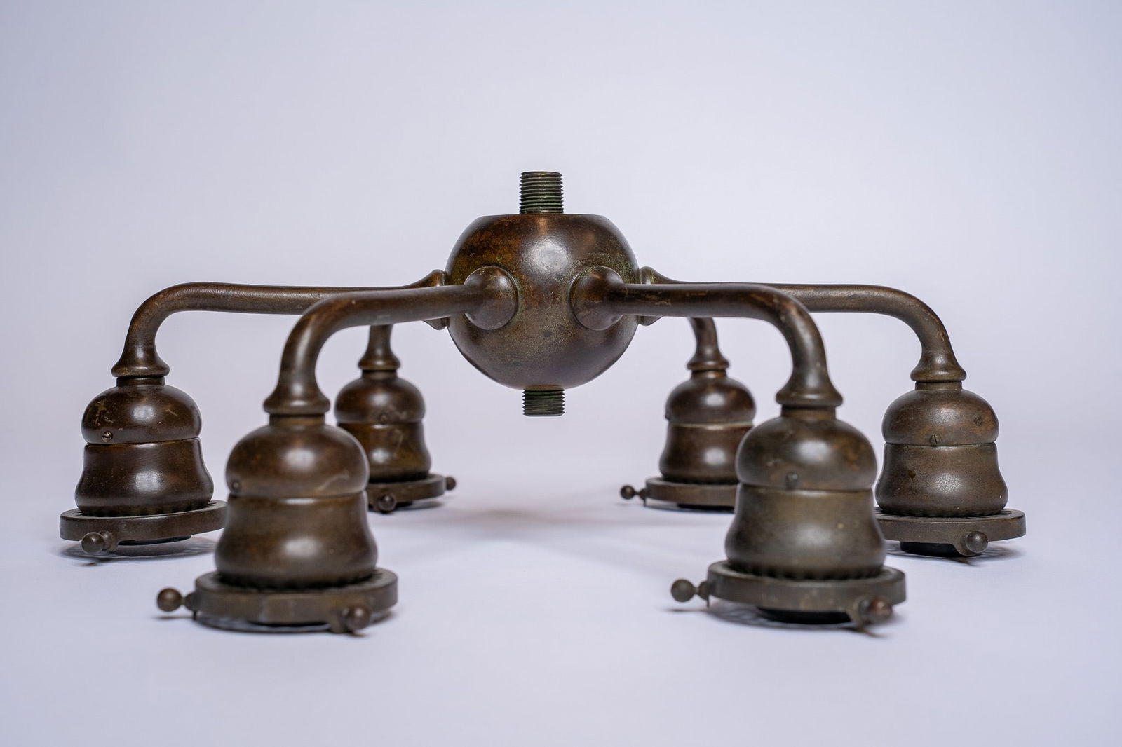 Tiffany Studios Bronze Chandelier Mount (1 of 1)