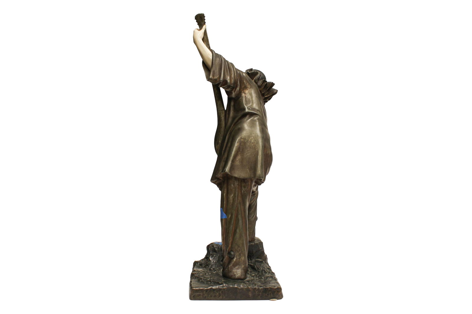 Demetre Chiparus, 1886-1947, Pierrot, Art Deco Bronze Sculpture: Demetre Chiparus Pierrot Art Deco Bronze sculpture Signed back right corner of the base of the sculpture Dimensions: H 26.5 x W 9 x D 8 inches Condition: Signs of age, but no signs of physical damage