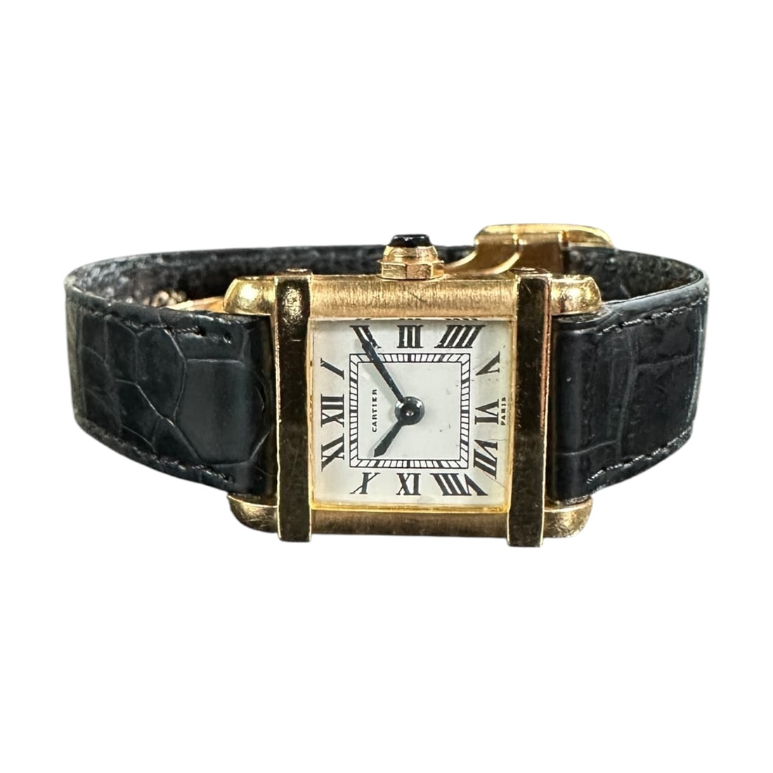Ladies Cartier 18K Gold Chinoise Tank Watch (1 of 10)