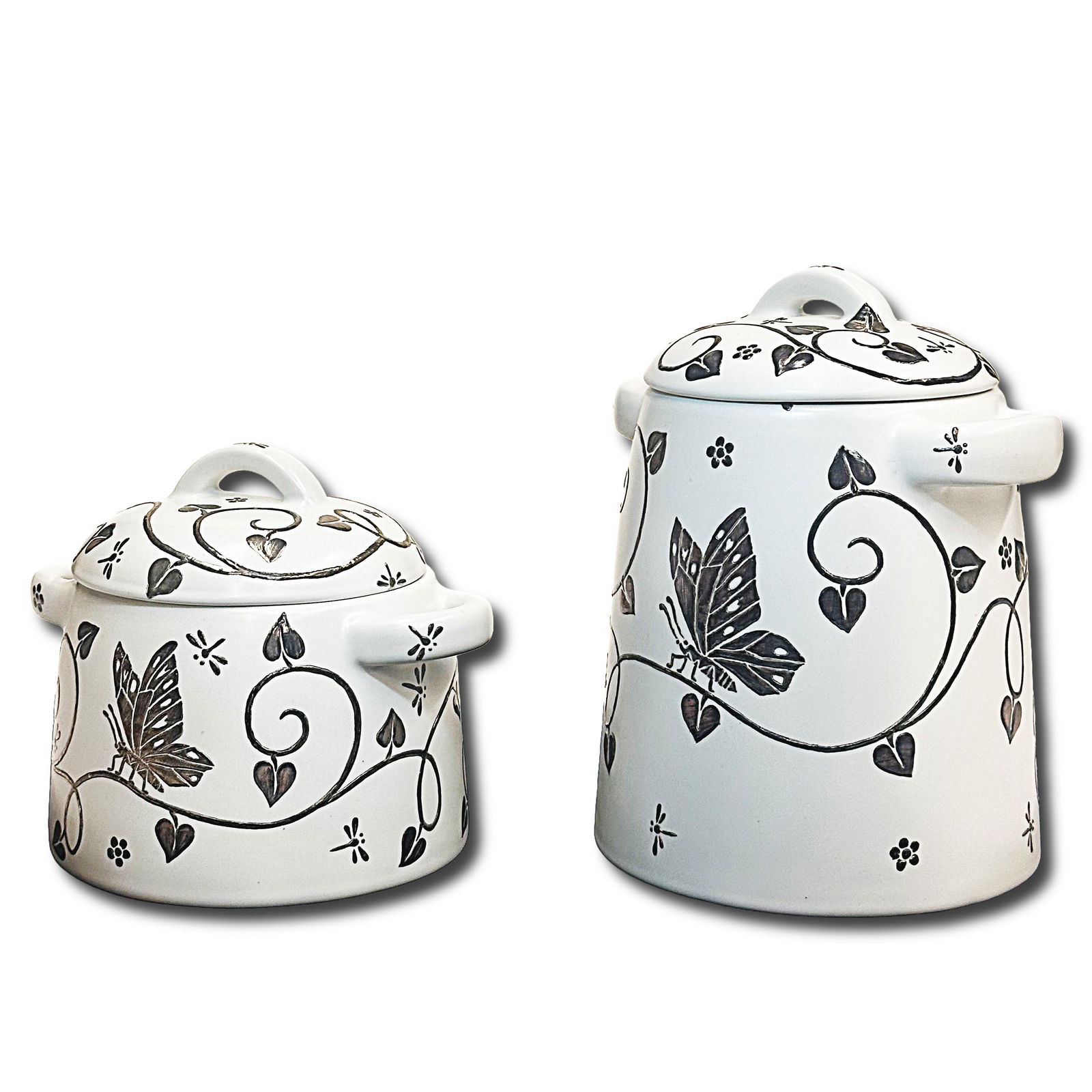 Pair of Emilia Castillo Ceramic Jars (1 of 4)