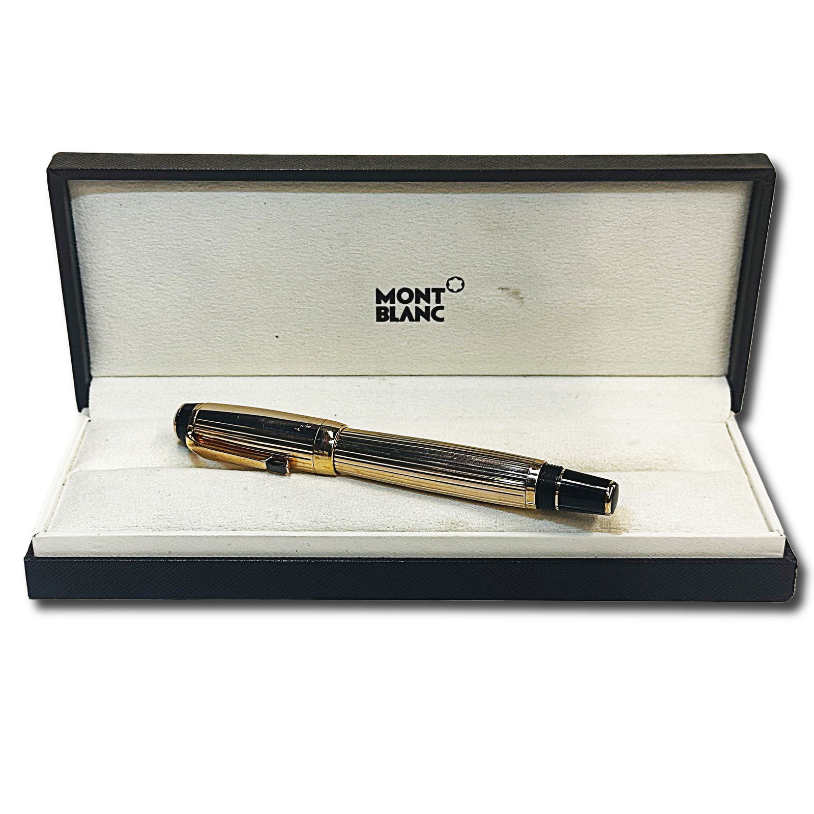 Mont Blanc Boheme Gold Plated Sterling Silver Fountain Pen (1 of 4)