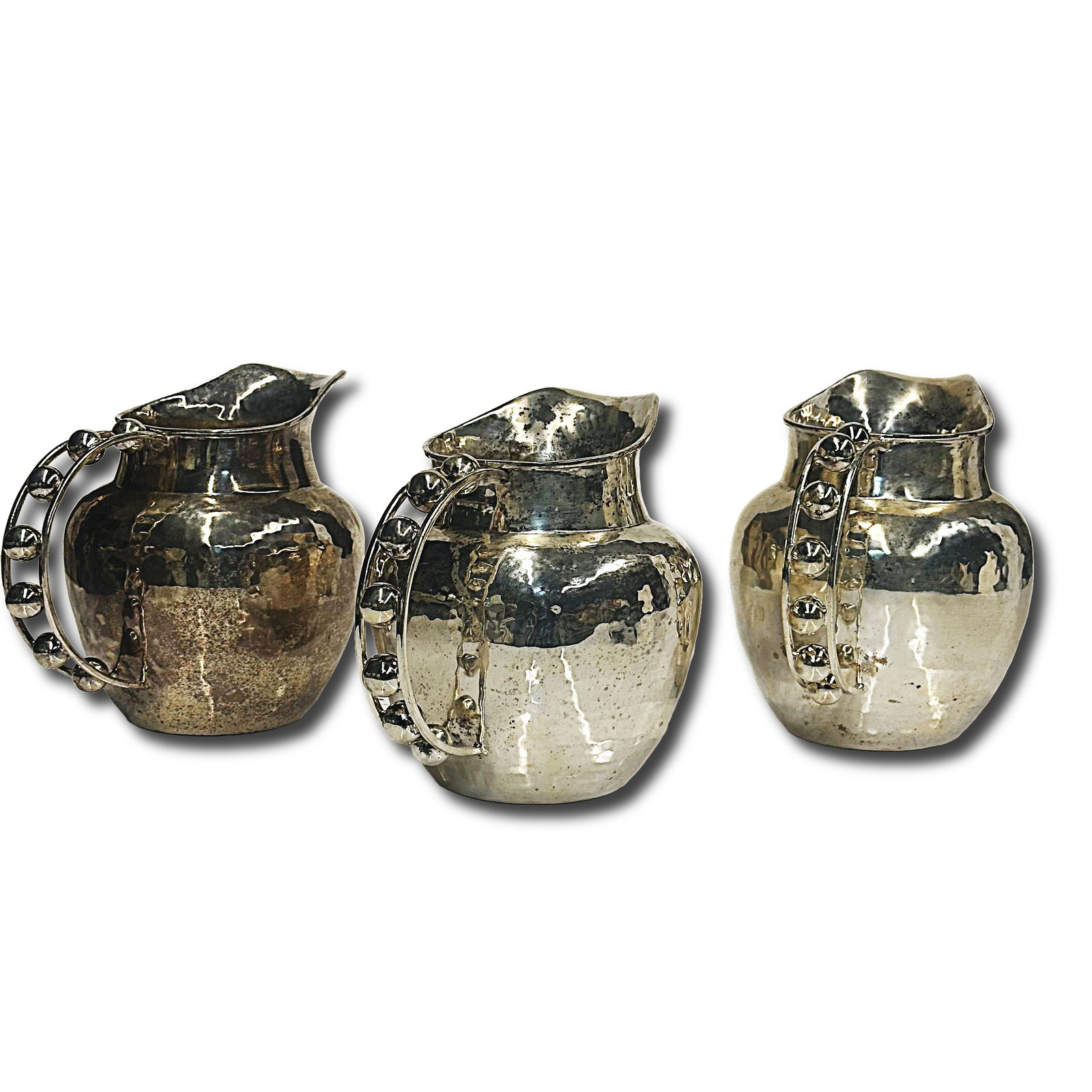 Three Emilia Castillo Silver Plated Pitchers (1 of 2)