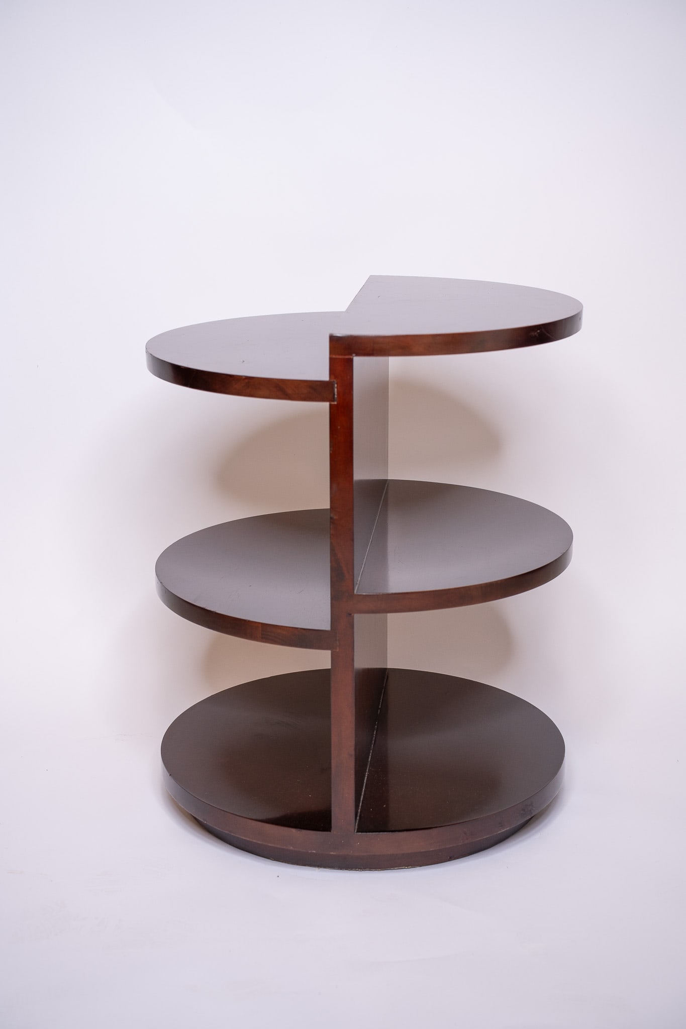 Baker Round Wooden Side Table (1 of 6)