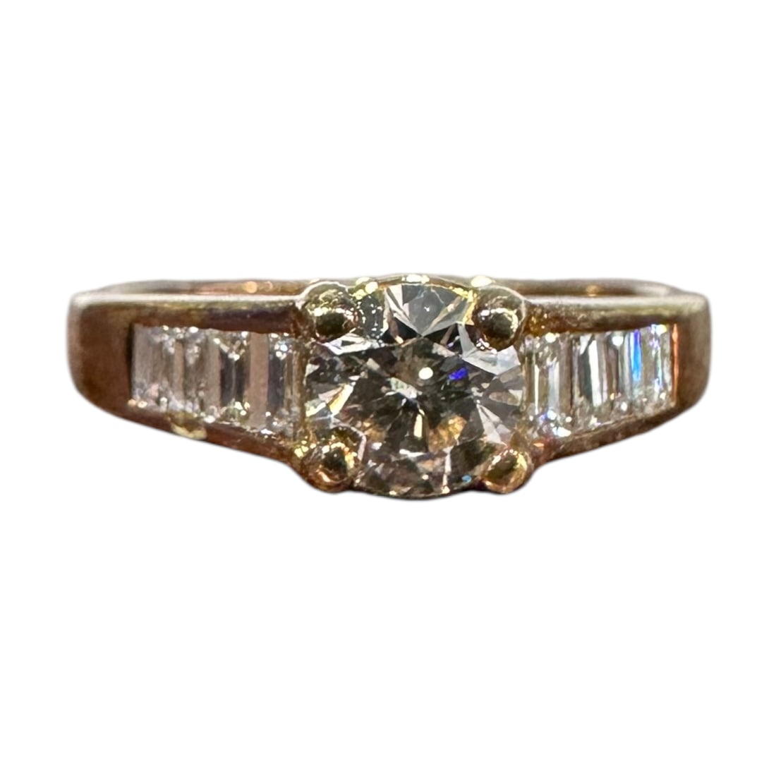 Ladies .75 Carat Diamond & Gold Wedding Ring (1 of 4)