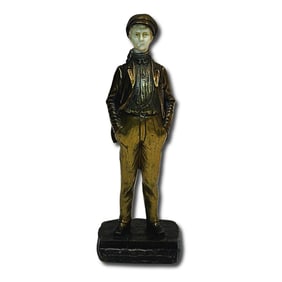Art Deco Dominique Alonzo, France, 1920s Bronze Figure