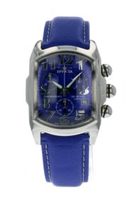NIB INVICTA BLUE DIAL CHRONOGRAPH