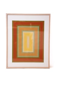Richard Anuszkiewicz, American 1930-2020, Inward Eye #8, Serigraph
