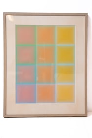 Richard Anuszkiewicz, American 1930-2020, Inward Eye #9, Serigraph