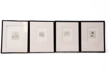 Kaji Aso, Japan - 1936-2006, Collection of Etchings