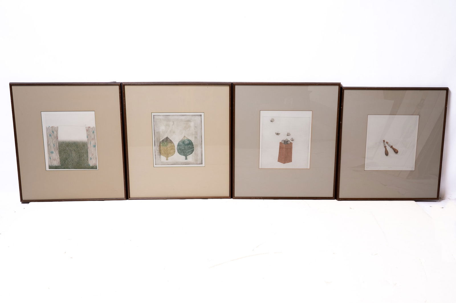 Kyu Baik Hwang, South Korea 1932 -, Collection of 4 Mezzotint (1 of 10)