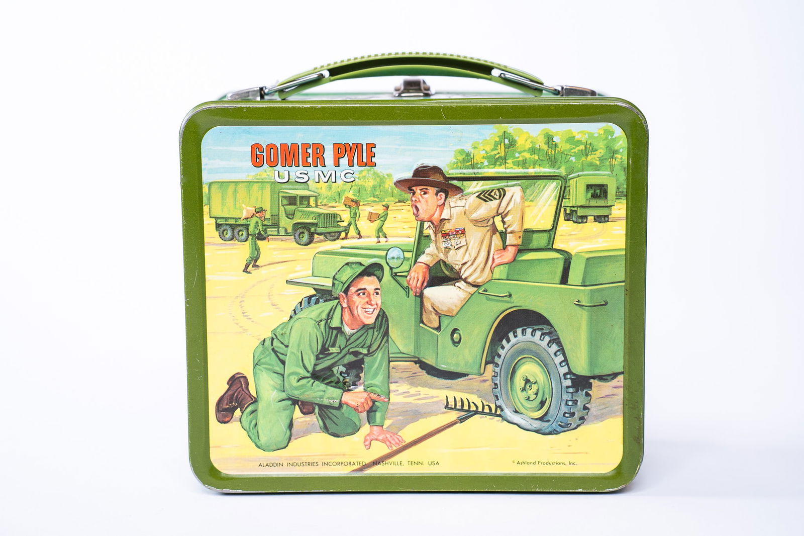 Vintage 1960s â€?Gomer Pyle USMCâ€? Metal Lunchbox & Thermos (1 of 5)