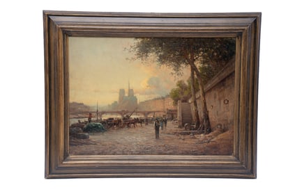 Antoine Bouvard (France 1917-1949) Oil on Canvas