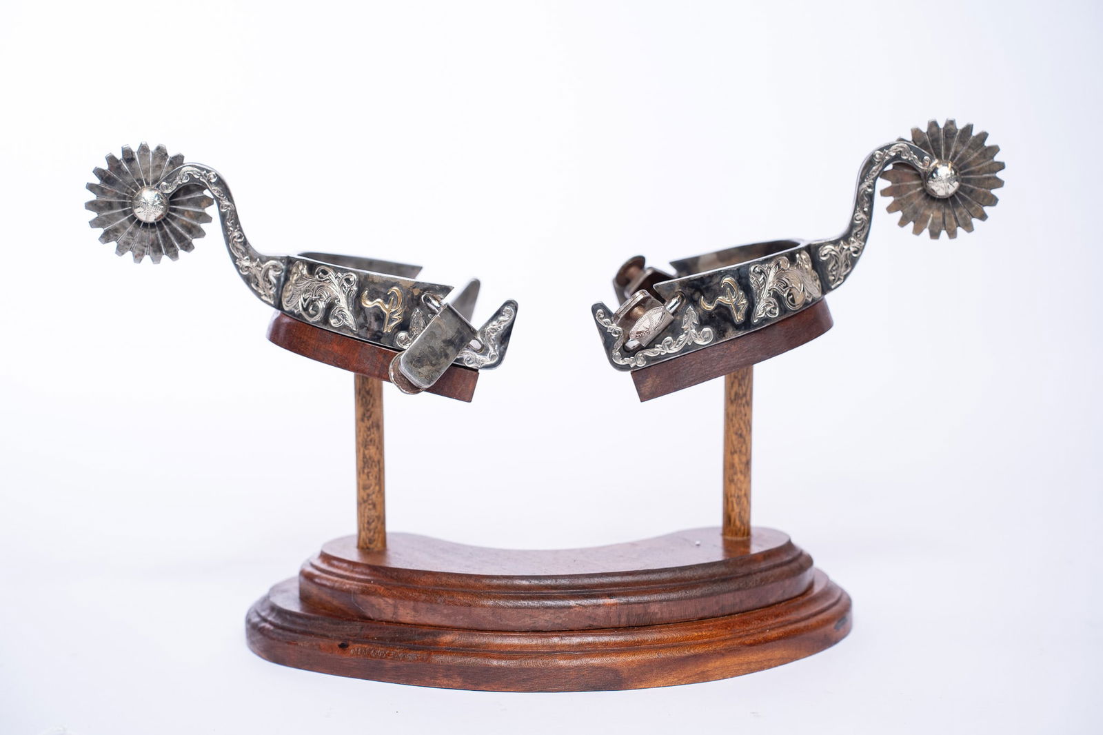 Mixed Metal Custom Cowboy Spurs by Brian Mauney (Texas) (1 of 3)