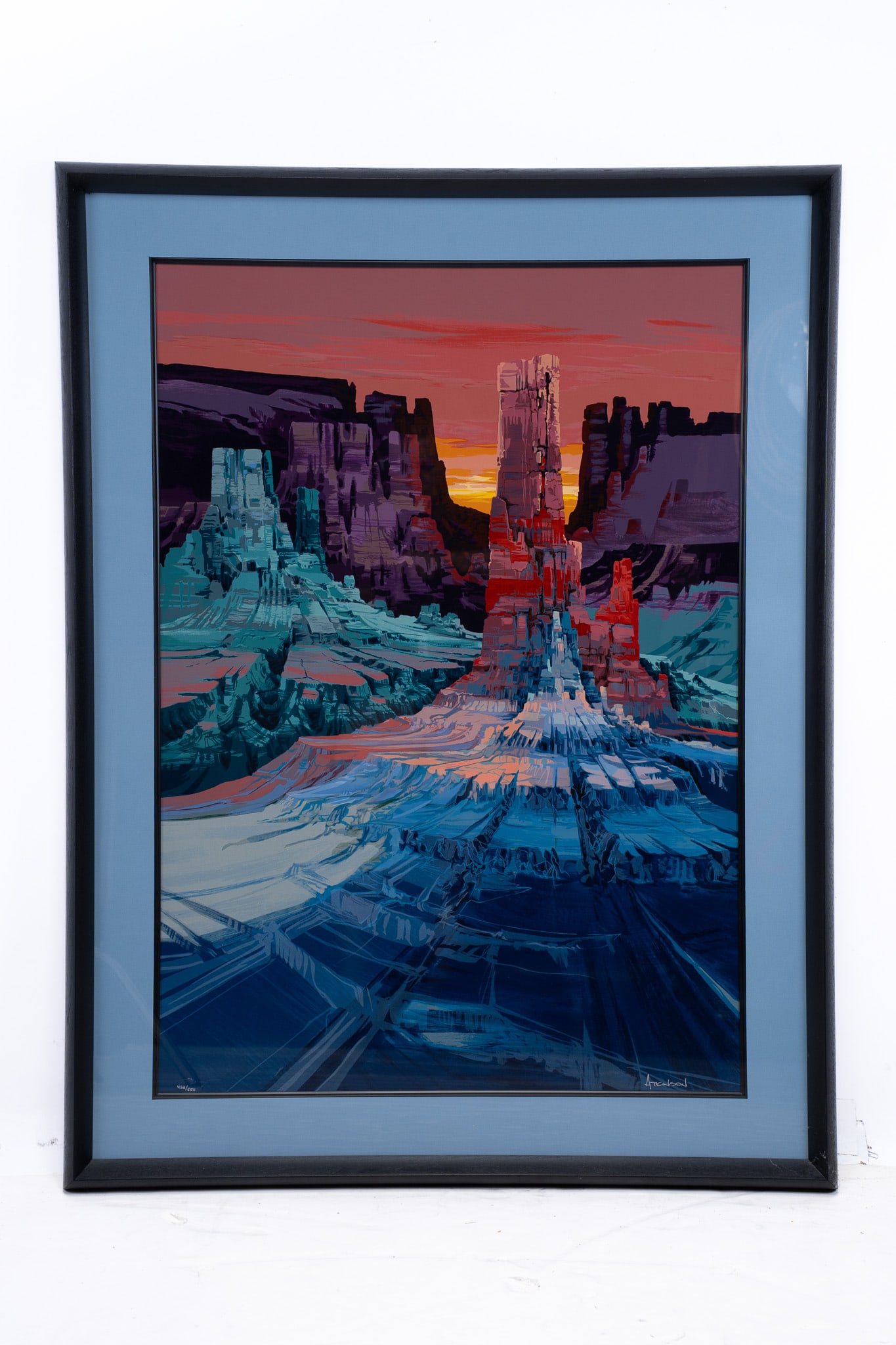 Michael Atkinson, Texas 1946 -, Monument Canyon, Serigraph (1 of 3)