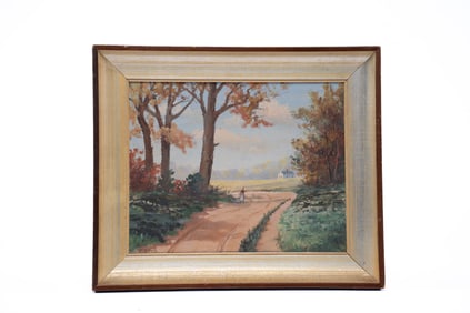 V. Dorn Landscape Oil Painting