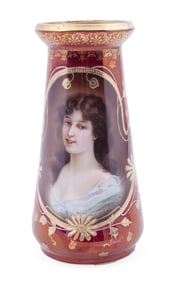 Antique Royal Vienna Porcelain Vase