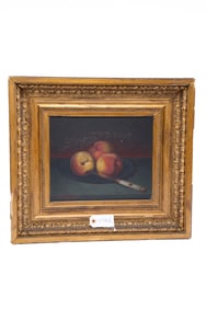 W. A. Long Still Life Oil Painting
