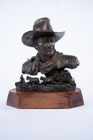 Robert Summers Spirit of the West John Wayne Bronze Sculpture and Book
